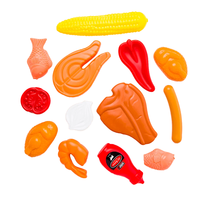 Barbecuegerechten Speelgoedset 1 Barbecuegerechten Speelgoedset